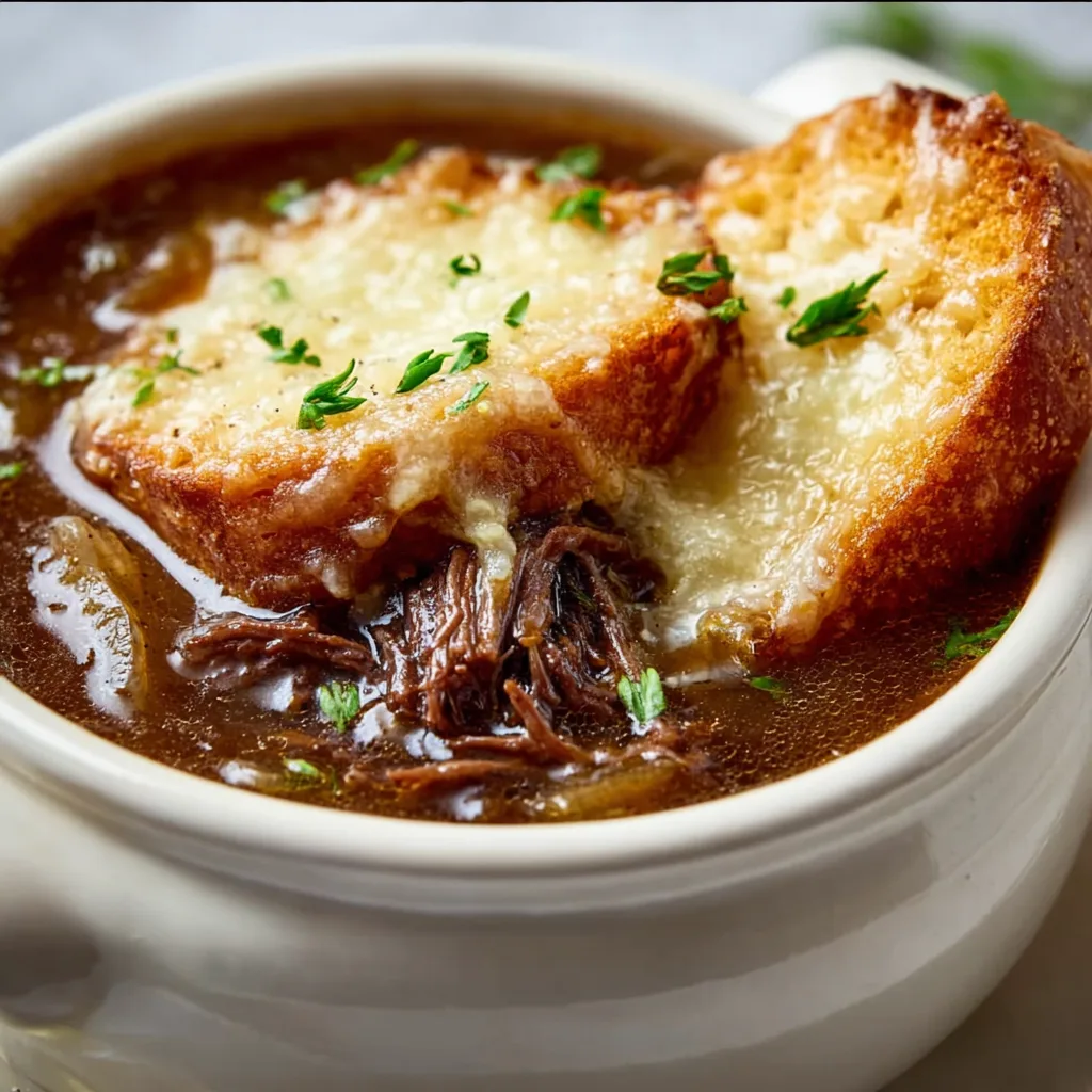 French Onion Short Rib Soup with Gruyere Toast – Rich & Savory Comfort Food Recipe