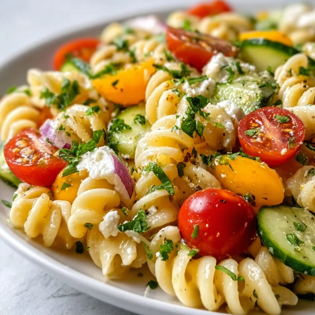 Refreshing Fresh Pasta Salad Recipe | Easy & Delicious Summer Dish