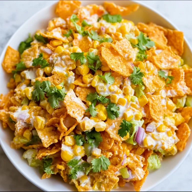 Delicious Fritos Corn Salad Recipe | Easy & Creamy Corn Salad with Fritos