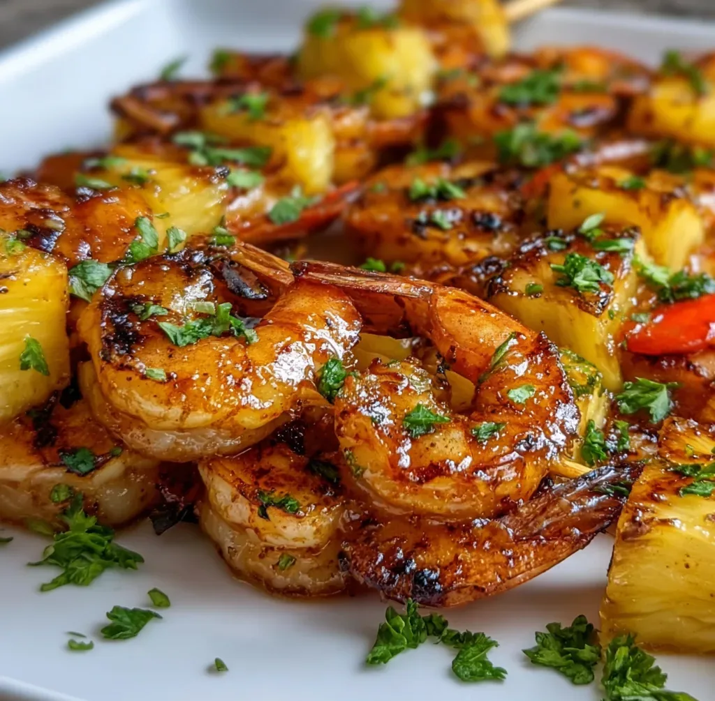 Delicious Grilled Shrimp Pineapple Skewers Recipe | Easy & Flavorful BBQ Skewers