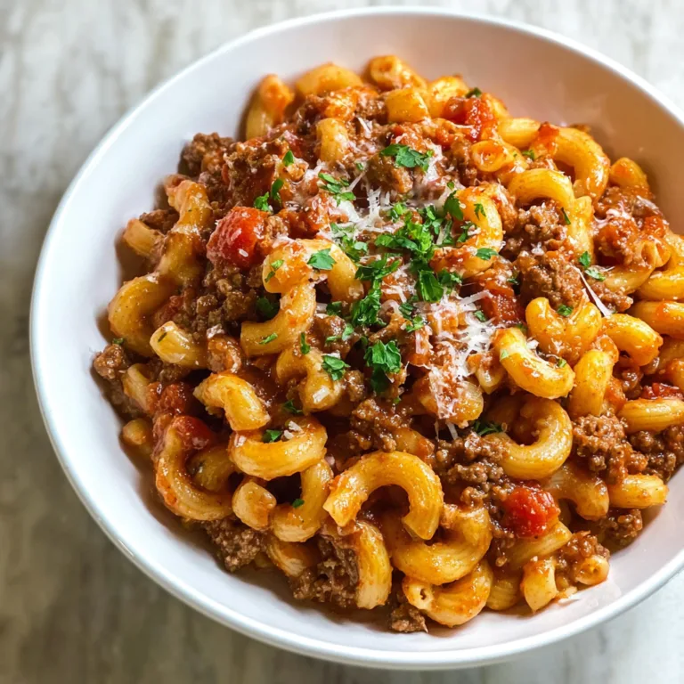 Easy Homemade Beefaroni Recipe | Classic Comfort Food Made from Scratch