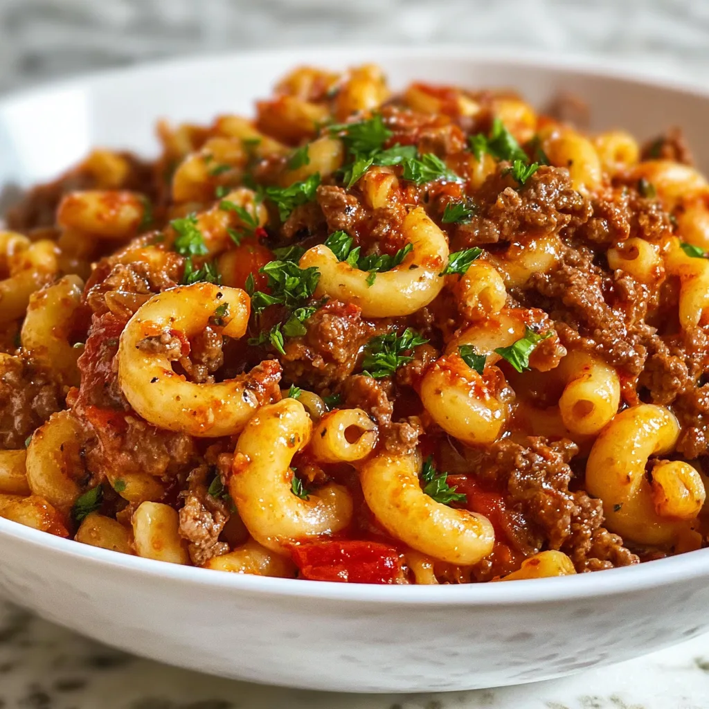 Easy Homemade Beefaroni Recipe | Classic Comfort Food Made from Scratch