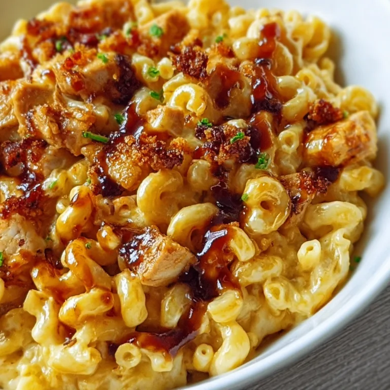 Honey BBQ Chicken Mac & Cheese Recipe | Creamy, Sweet & Savory Comfort Food