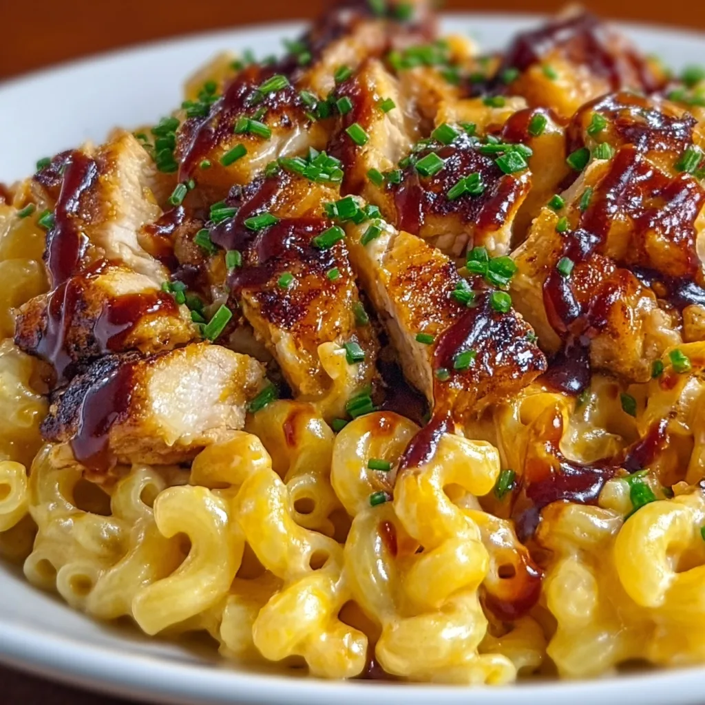 Honey BBQ Chicken Mac & Cheese Recipe | Creamy, Sweet & Savory Comfort Food
