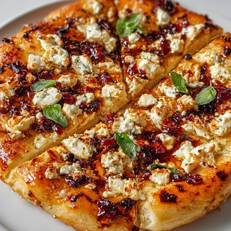 Hot Honey and Feta Pizza Recipe | Sweet & Spicy Flavor Delight