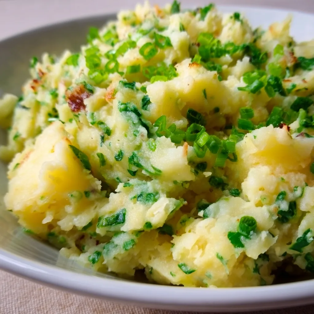 Authentic Irish Colcannon Potatoes Recipe | Traditional Creamy Colcannon