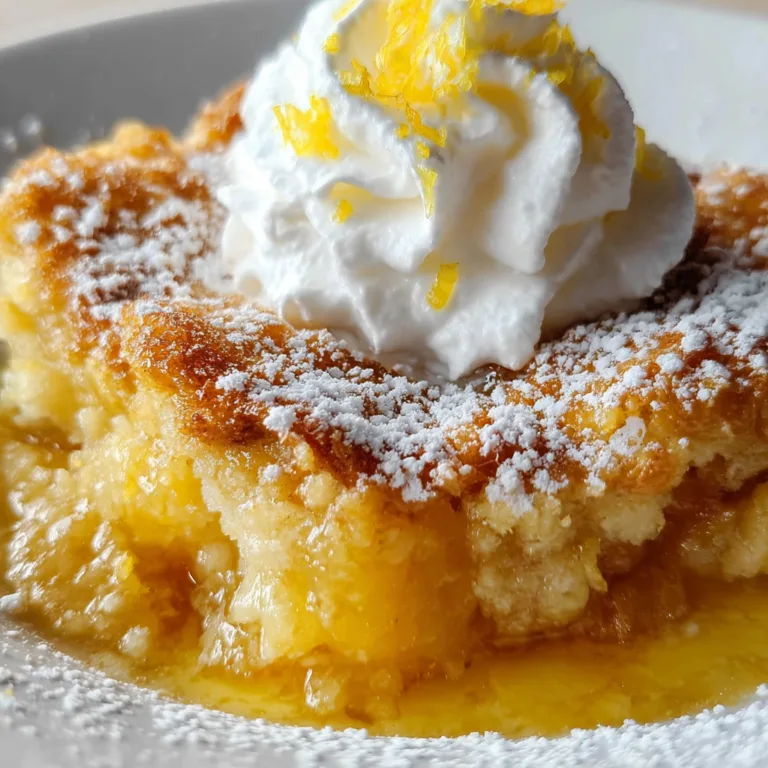 Delicious Lemon Cobbler Dessert Recipe – Easy & Refreshing Treat