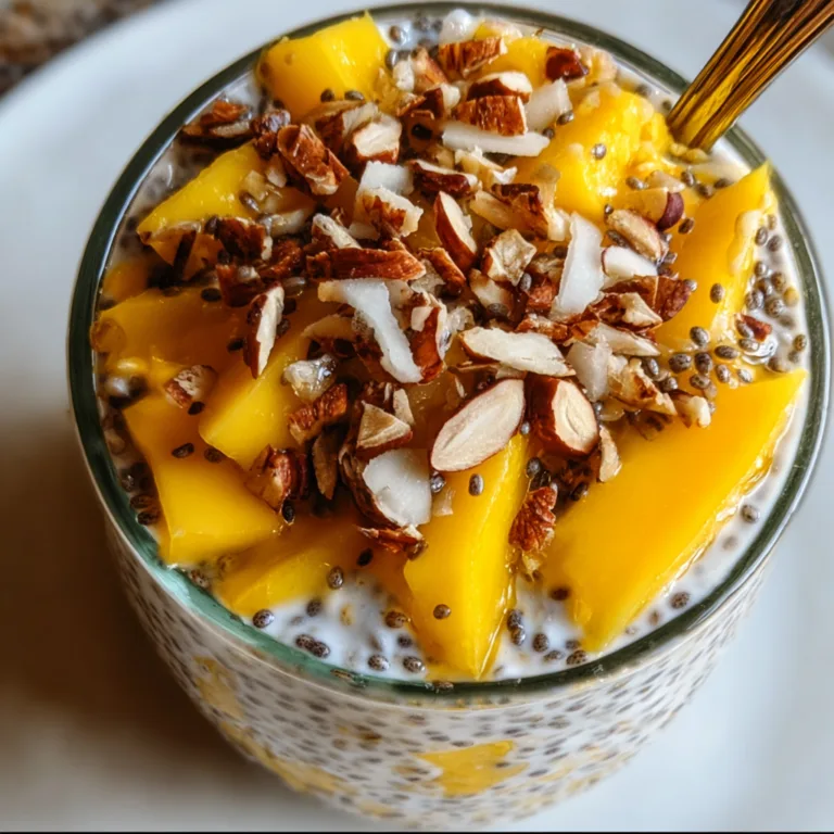 Delicious Mango Chia Overnight Oats Recipe | Healthy & Easy Breakfast