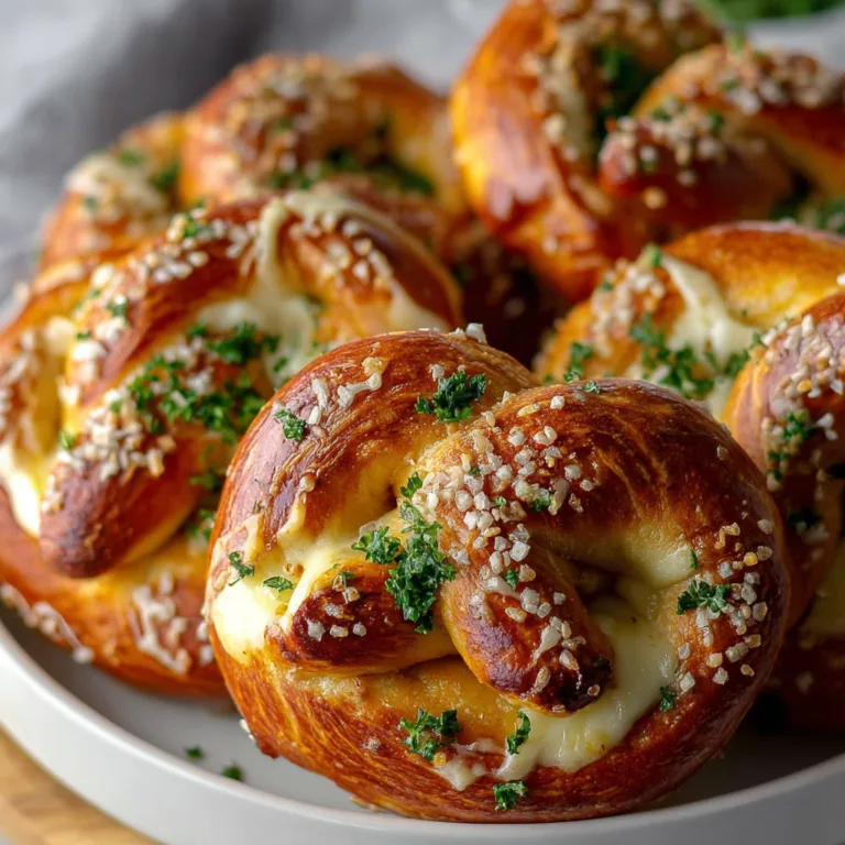 Cheesy Mozzarella Stuffed Soft Pretzels Recipe | Easy & Delicious Snack