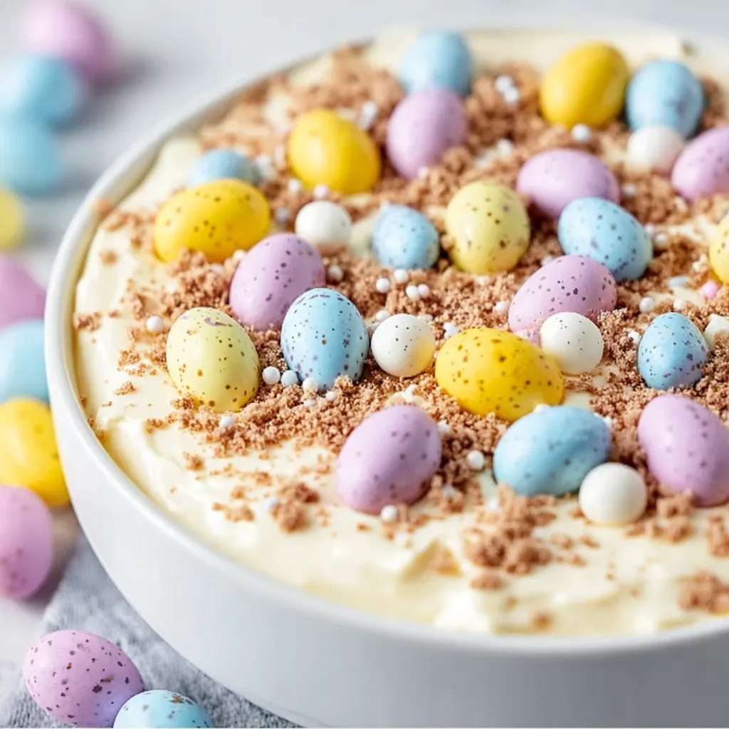 No Bake Cadbury Mini Eggs Cheesecake Dip Recipe – Easy & Delicious Dessert