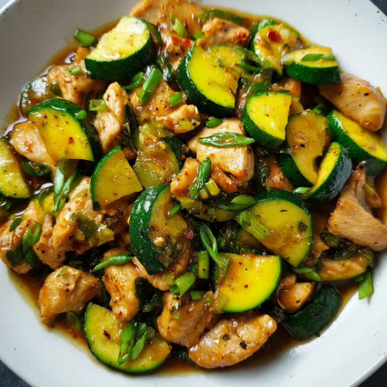 Quick Chicken Zucchini Stir Fry Recipe – Healthy & Easy Weeknight Dinner