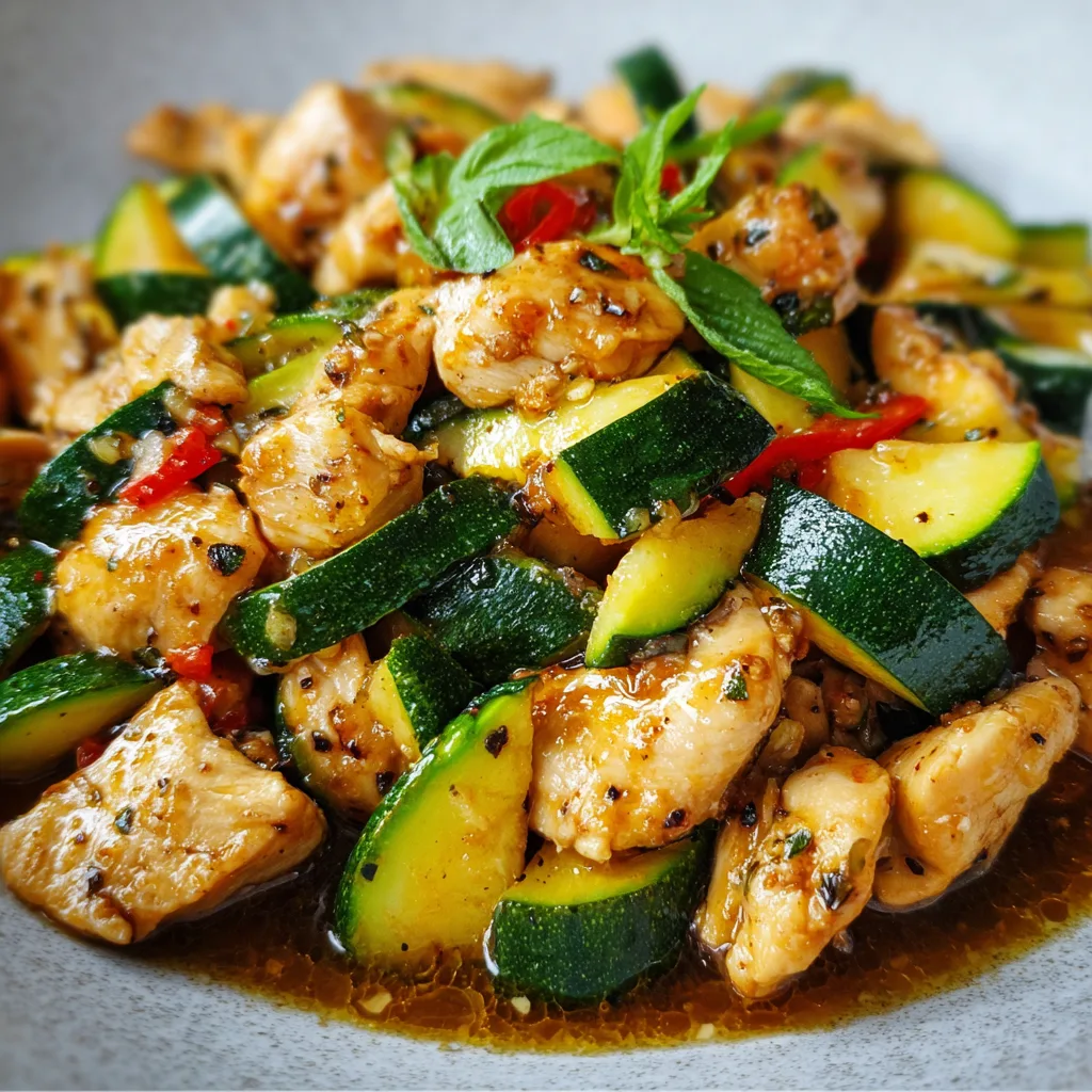 Quick Chicken Zucchini Stir Fry Recipe – Healthy & Easy Weeknight Dinner