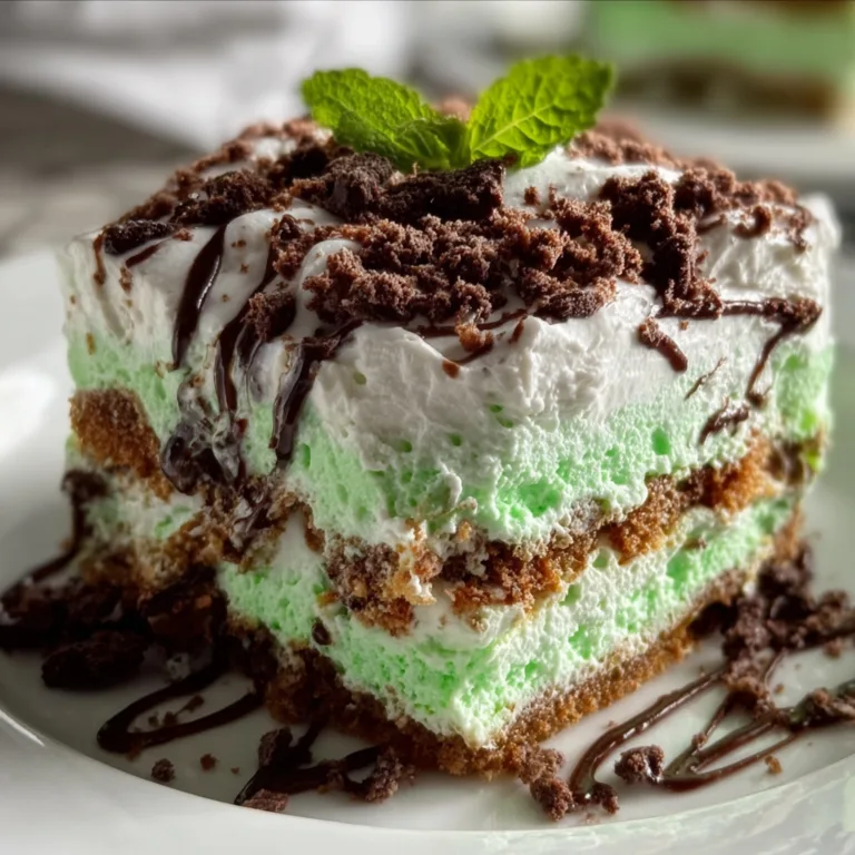 Delicious Shamrock Shake Dessert Lasagna Recipe | St. Patrick’s Day Treat