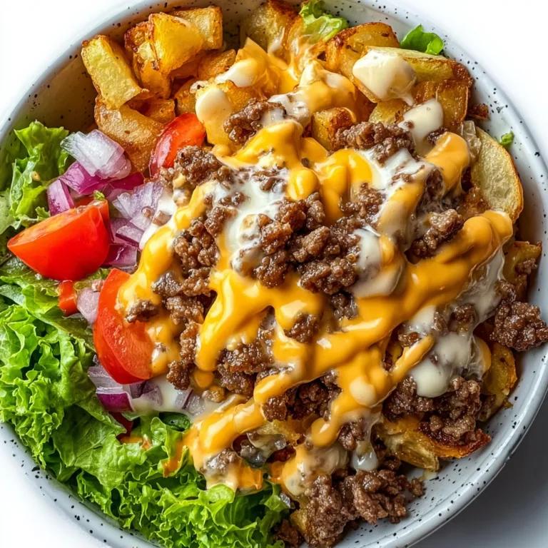 Smash Burger Bowl | Delicious Juicy Burger Bowl Recipe & Best Ingredients