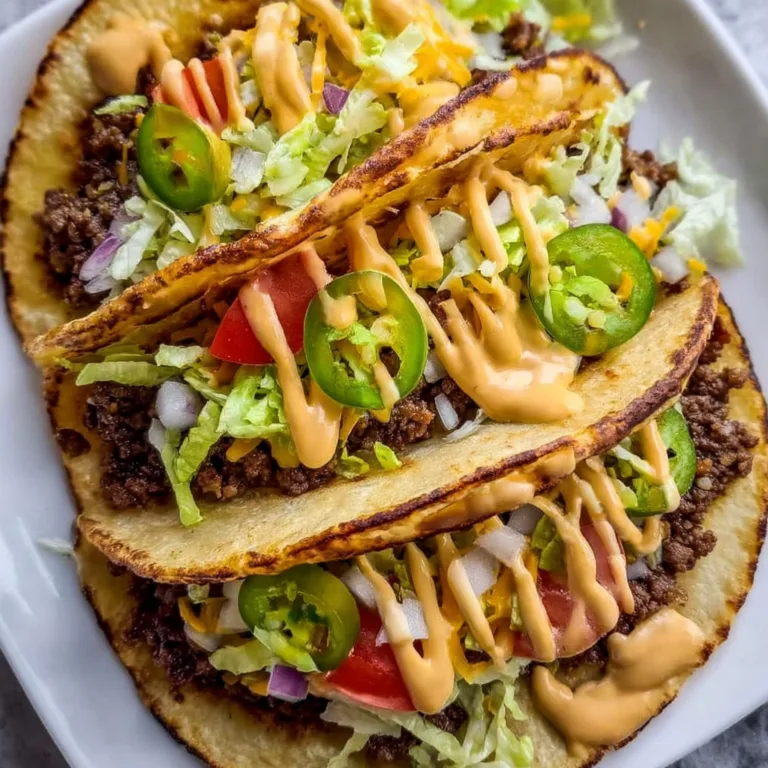 Smash Burger Tacos | Crispy, Juicy & Flavor-Packed Tacos Recipe