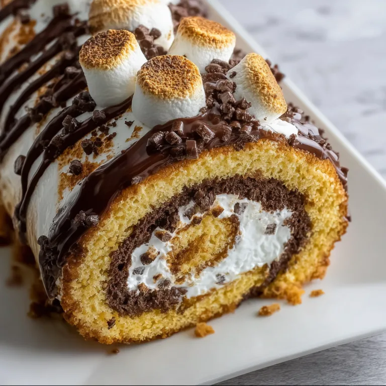 Delicious S’mores Swiss Roll Recipe | Easy & Creamy Dessert Treat