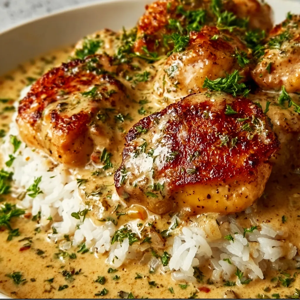 Delicious Smothered Chicken and Rice Recipe | Easy Comfort Food Guide
