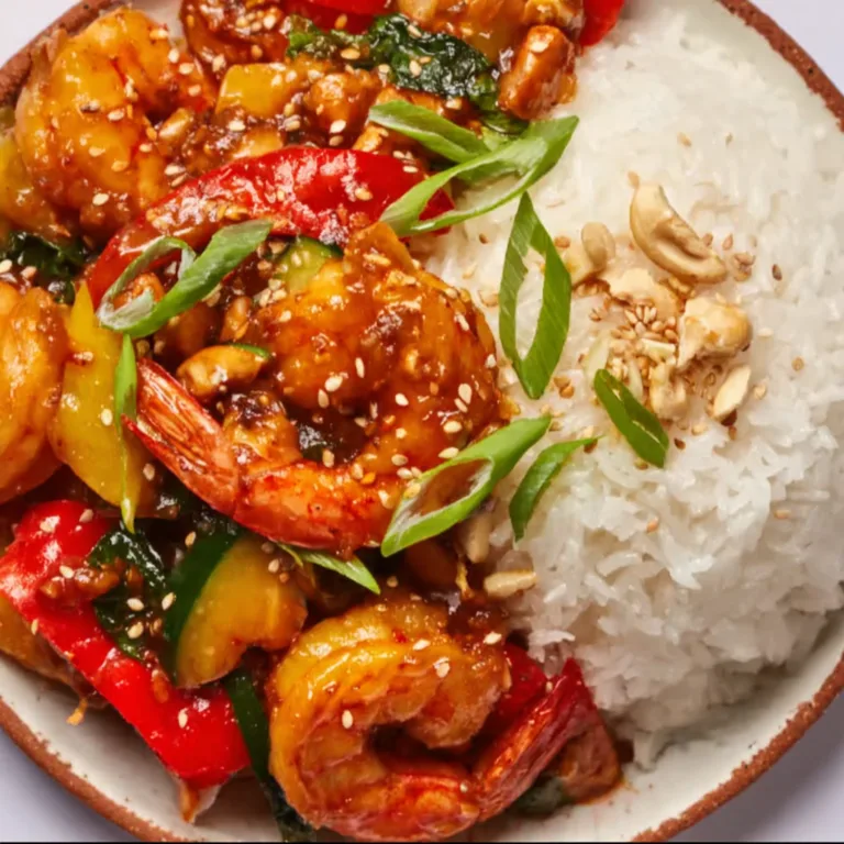 Spicy-Sweet Kung Pao Shrimp Recipe | Easy & Delicious Chinese Stir-Fry