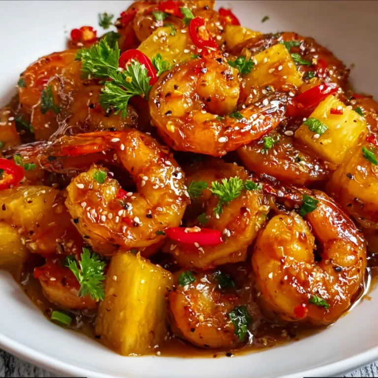 Sweet Chili Pineapple Shrimp Recipe | Easy & Flavorful Seafood Dish