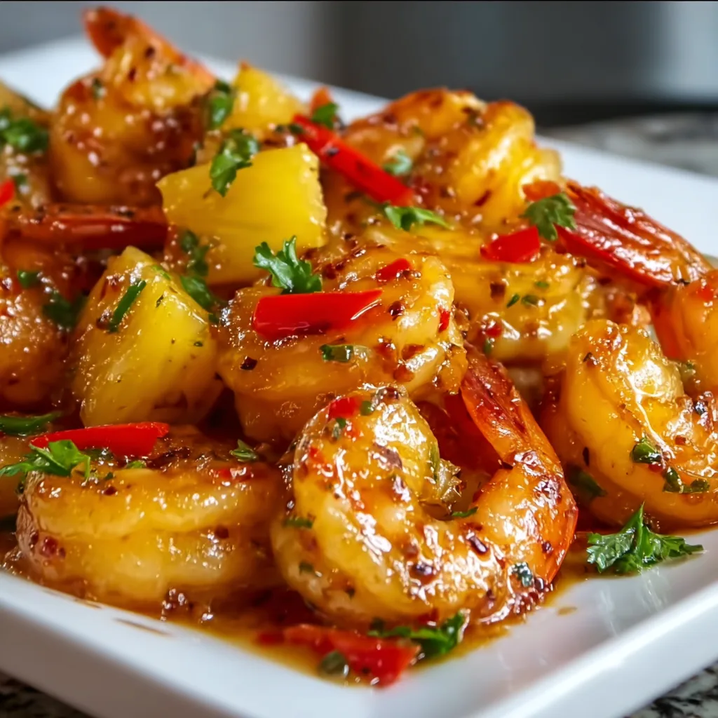 Sweet Chili Pineapple Shrimp Recipe | Easy & Flavorful Seafood Dish
