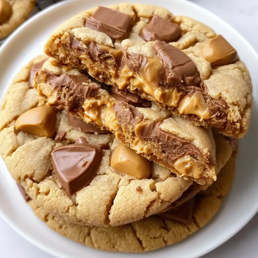 Triple Reese’s Peanut Butter Cookies Recipe | Ultimate Chocolate & Peanut Butter Delight
