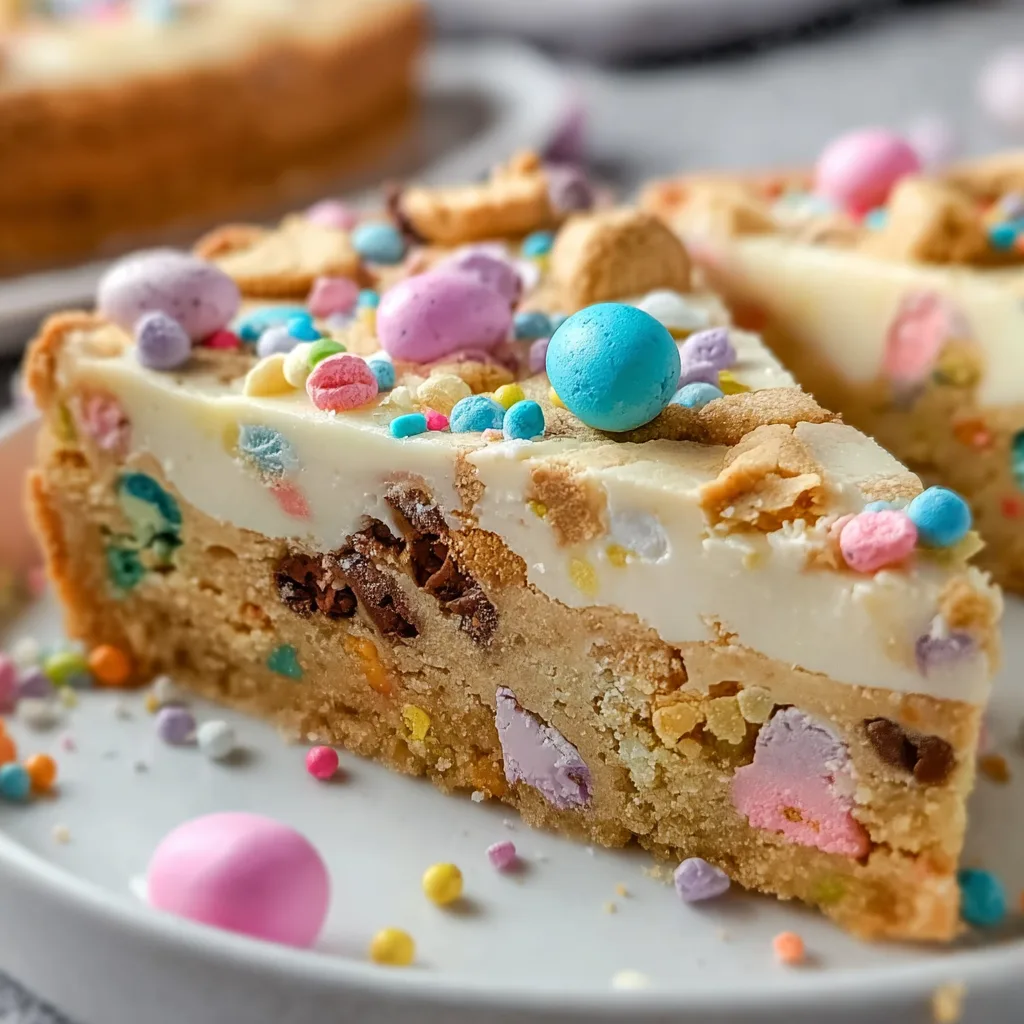 Chewy Giant Easter Cookie Cake | Soft & Delicious Holiday Treat
