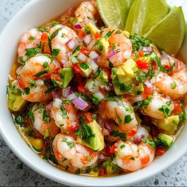 Fresh Chili Lime Shrimp Ceviche Recipe | Easy & Zesty Seafood Delight