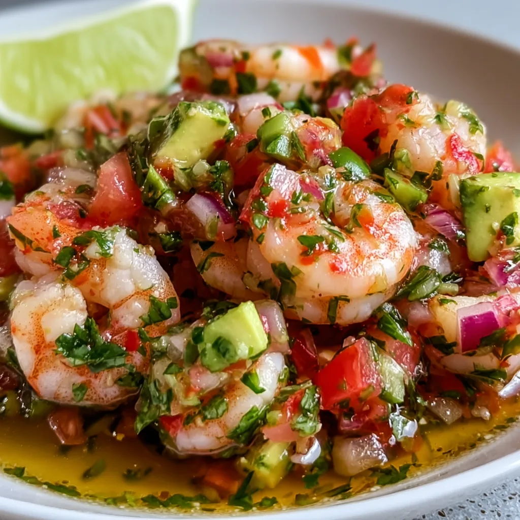 Fresh Chili Lime Shrimp Ceviche Recipe | Easy & Zesty Seafood Delight