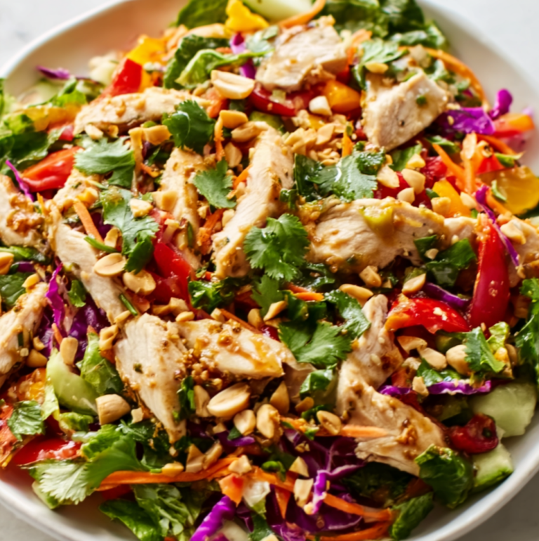 Chopped Thai-Inspired Chicken Salad Recipe | Fresh & Flavorful Meal