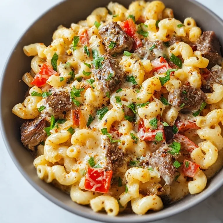 Creamy Steak Queso Mac with Pepper Jack | Ultimate Cheesy Comfort Food Recipe