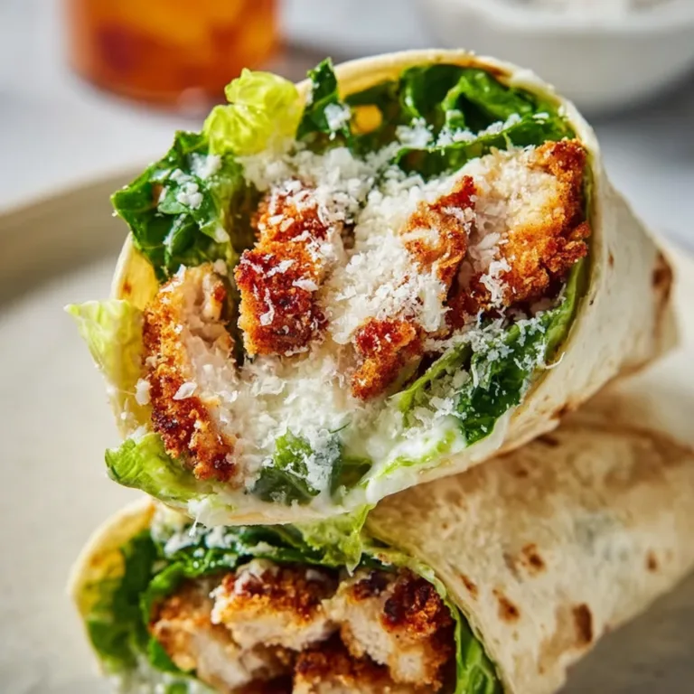 Crispy Chicken Caesar Wrap Recipe | Easy & Delicious Meal Idea