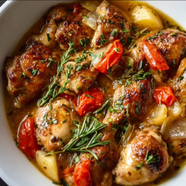 Delicious Crock Pot Chicken Scarpariello Recipe | Easy Slow Cooker Meal