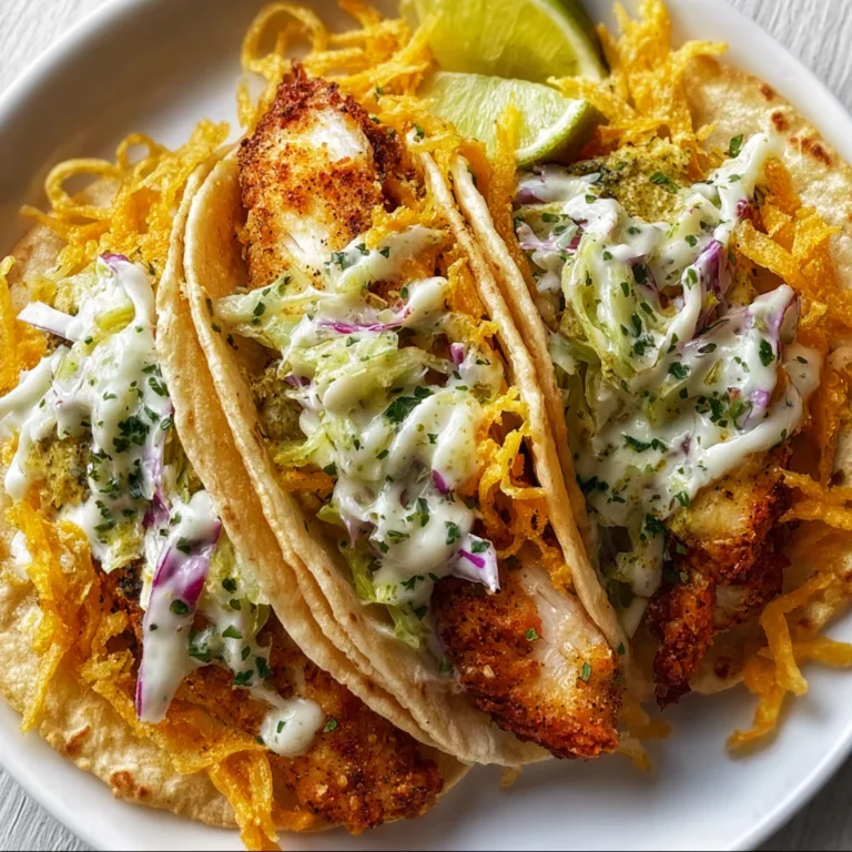 Dill Pickle Ranch Smash Chicken Tacos with Crispy Cheese Lace | Easy & Flavorful Recipe