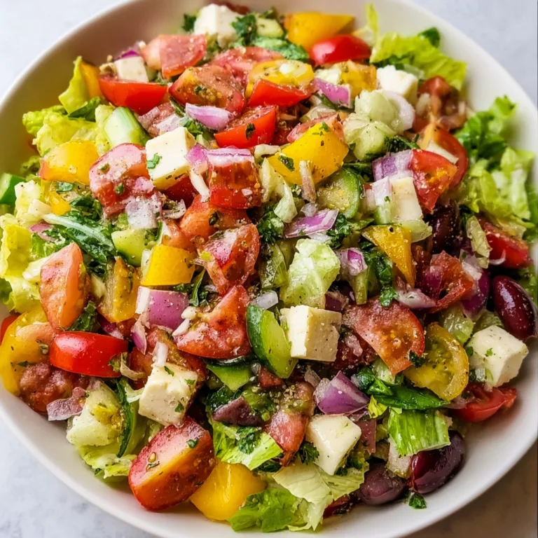 Fresh Italian Chopped Salad Recipe | Easy & Healthy Meal Idea