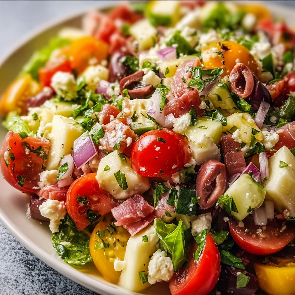 Fresh Italian Chopped Salad Recipe | Easy & Healthy Meal Idea