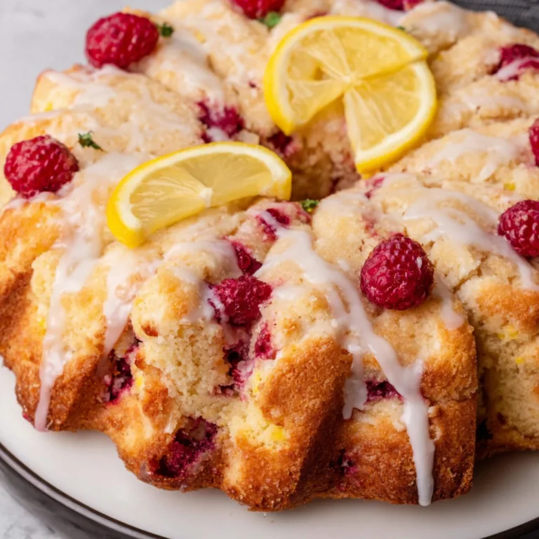 Delicious Lemon Raspberry Cake Recipe | Moist & Refreshing Dessert