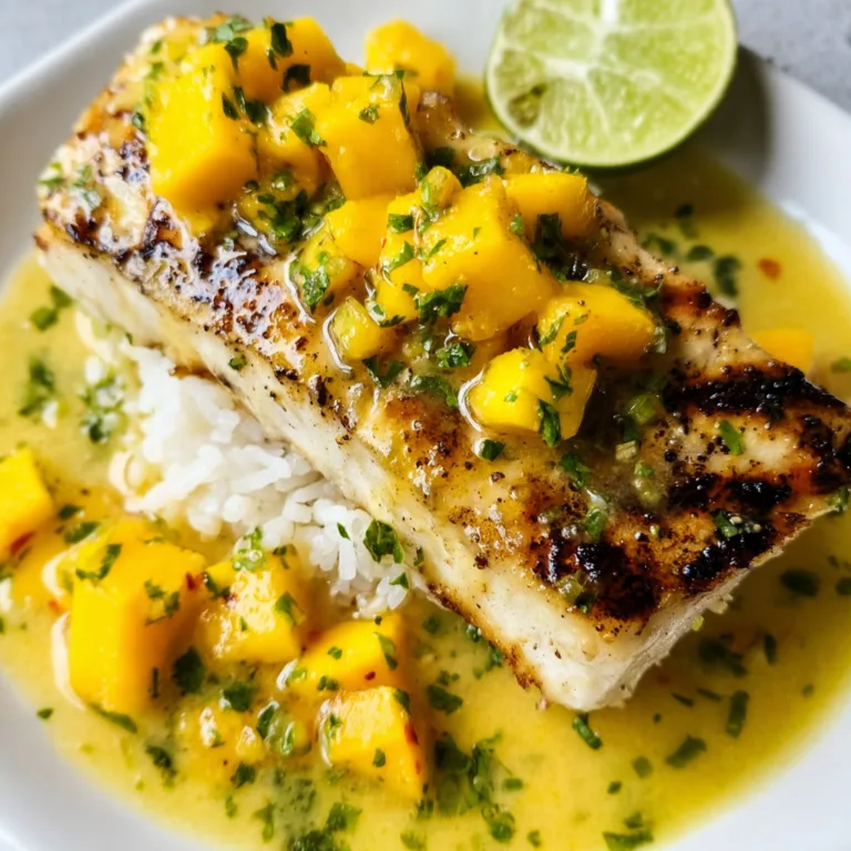 Mahi Mahi with Mango Lime Butter Recipe | Fresh & Flavorful Seafood Dish