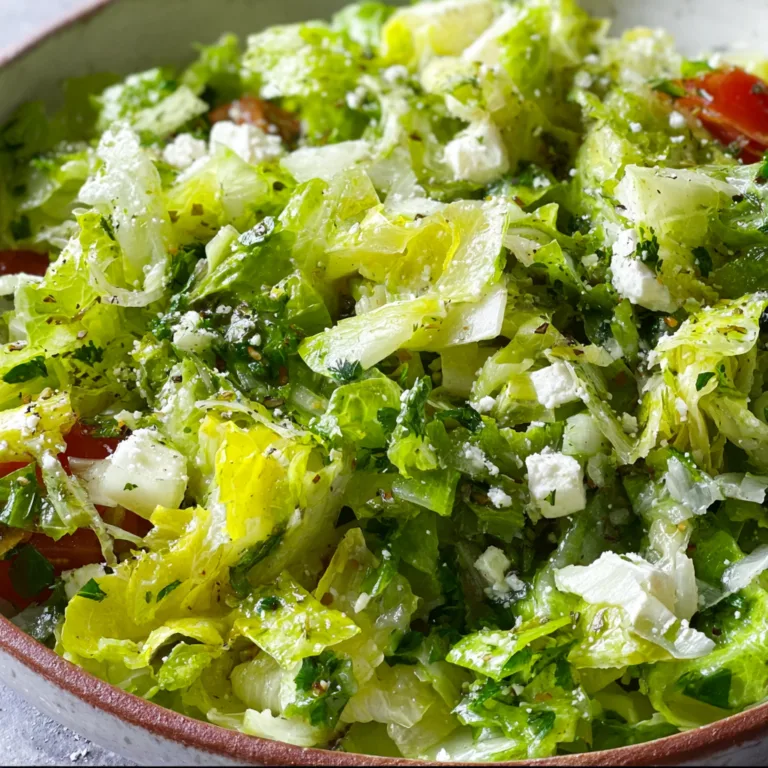 Authentic Maroulosalata Recipe | Traditional Greek Lettuce Salad