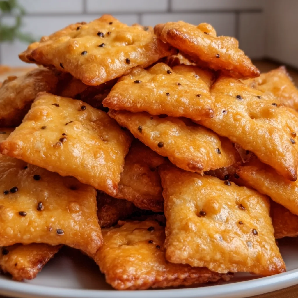 Sourdough Cheez-Its Snack Crackers – Crispy, Cheesy, Gourmet Snack Delight