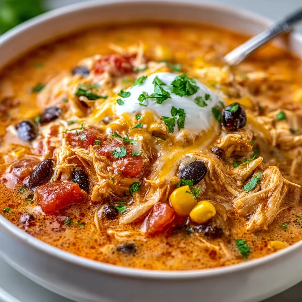 Hearty Crack Chicken Chili Soup Recipe – Easy, Delicious & Creamy