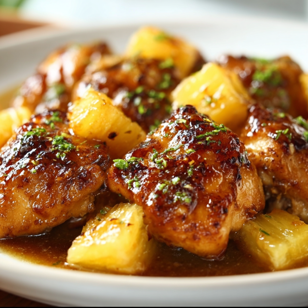 Delicious Brown Sugar Pineapple Chicken Recipe | Sweet & Savory Meal Idea