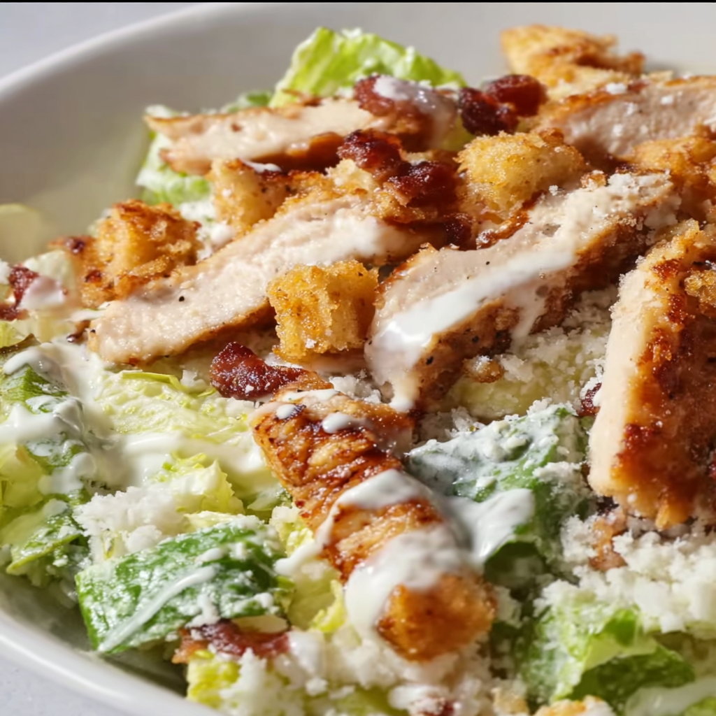 Delicious Caesar Salad Chicken Rice Bowl Recipe | Healthy & Easy Meal