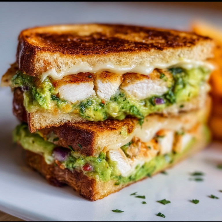 Delicious Chicken Avocado Melt Sandwich Recipe | Easy & Healthy Meal Idea