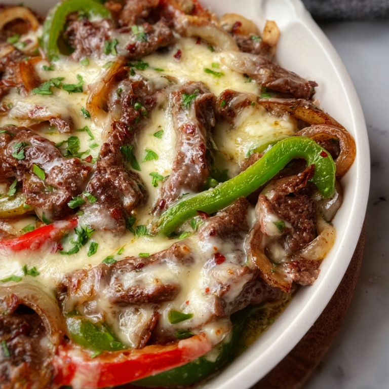 Creamy Keto Philly Cheesesteak Skillet – Low-Carb, Delicious & Easy Meal