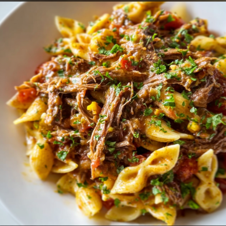 Creamy Leftover Pulled Beef Pasta Recipe | Easy & Delicious Meal Idea