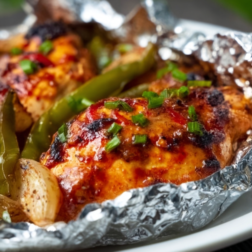 Easy Grilled BBQ Chicken Foil Dinner Recipe – Quick & Flavorful Meal