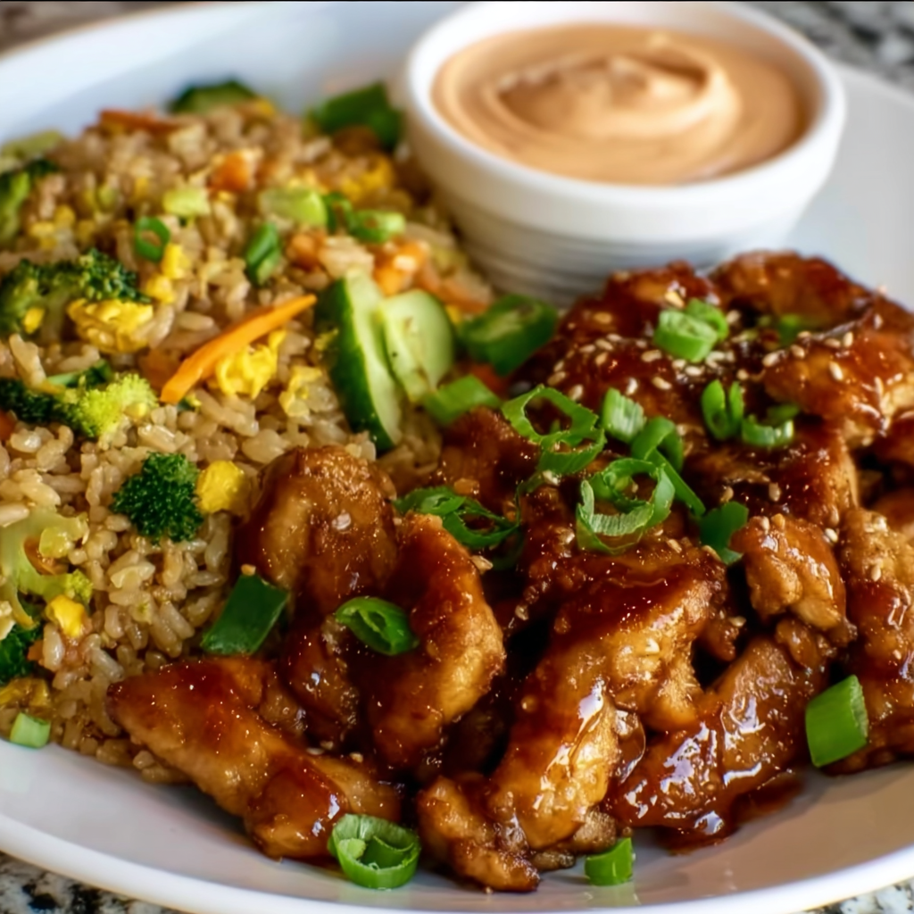 Delicious Hibachi Chicken with Fried Rice Recipe | Easy & Flavorful Meal