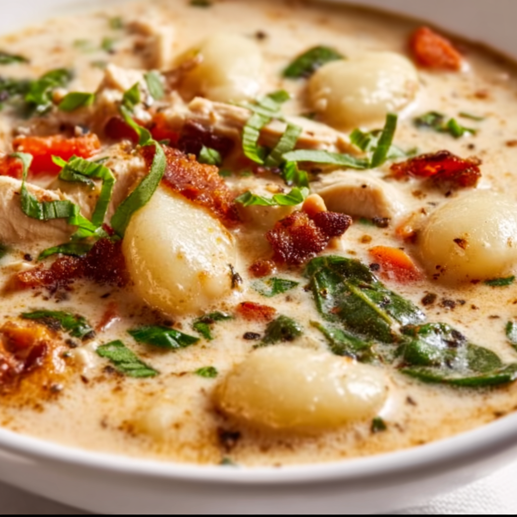 Creamy Italian Chicken Gnocchi Soup Recipe | Easy Comfort Food