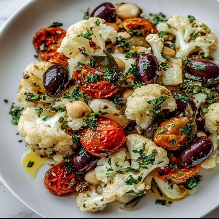 Mediterranean Marinated Cauliflower Salad Recipe | Fresh & Flavorful