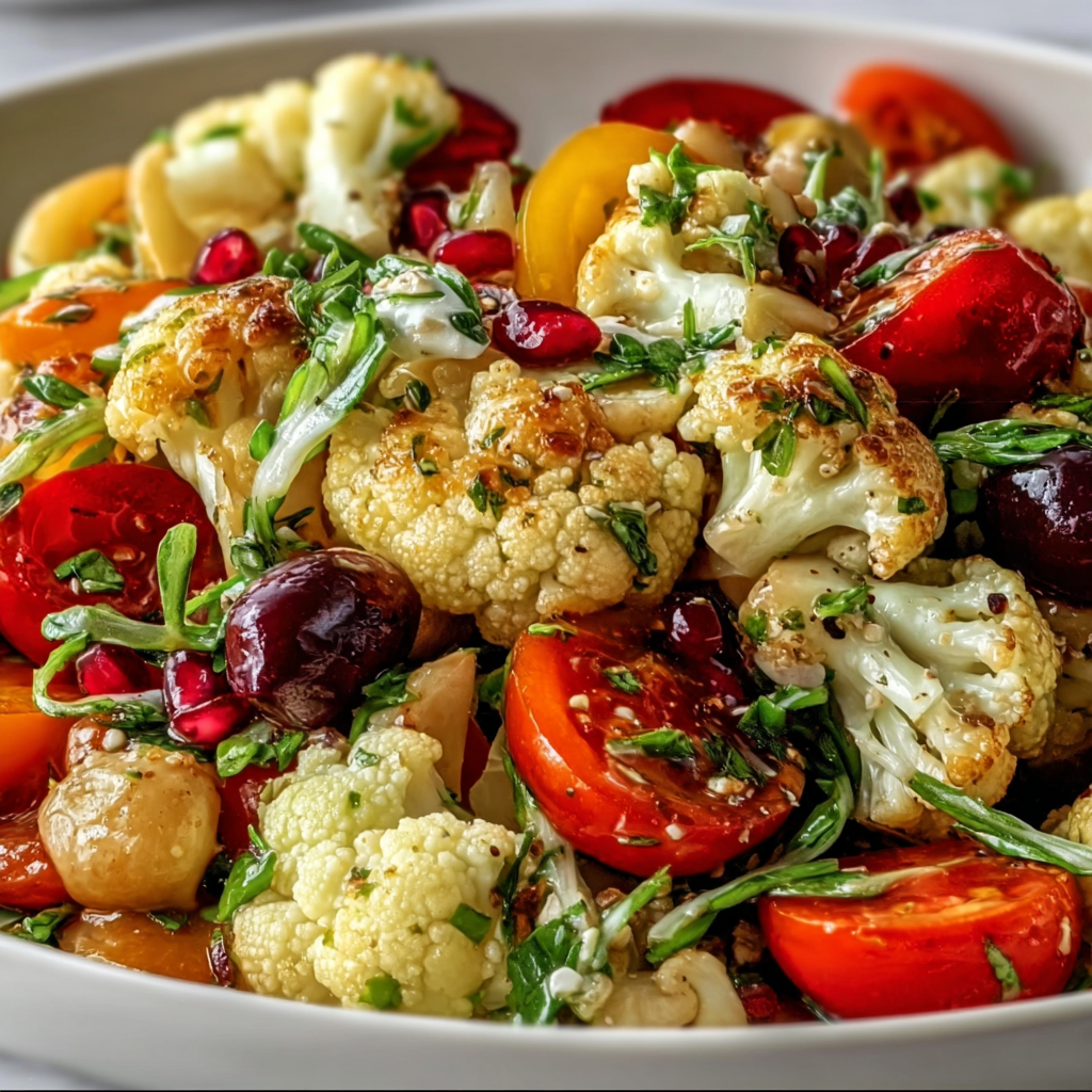 Mediterranean Marinated Cauliflower Salad Recipe | Fresh & Flavorful